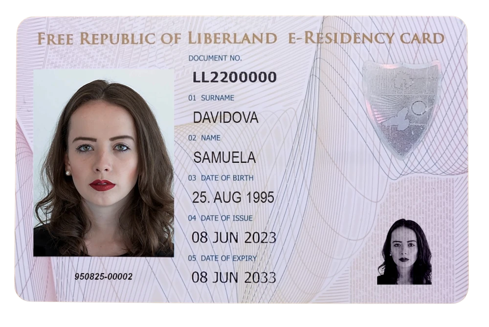 Standard E-Residency card